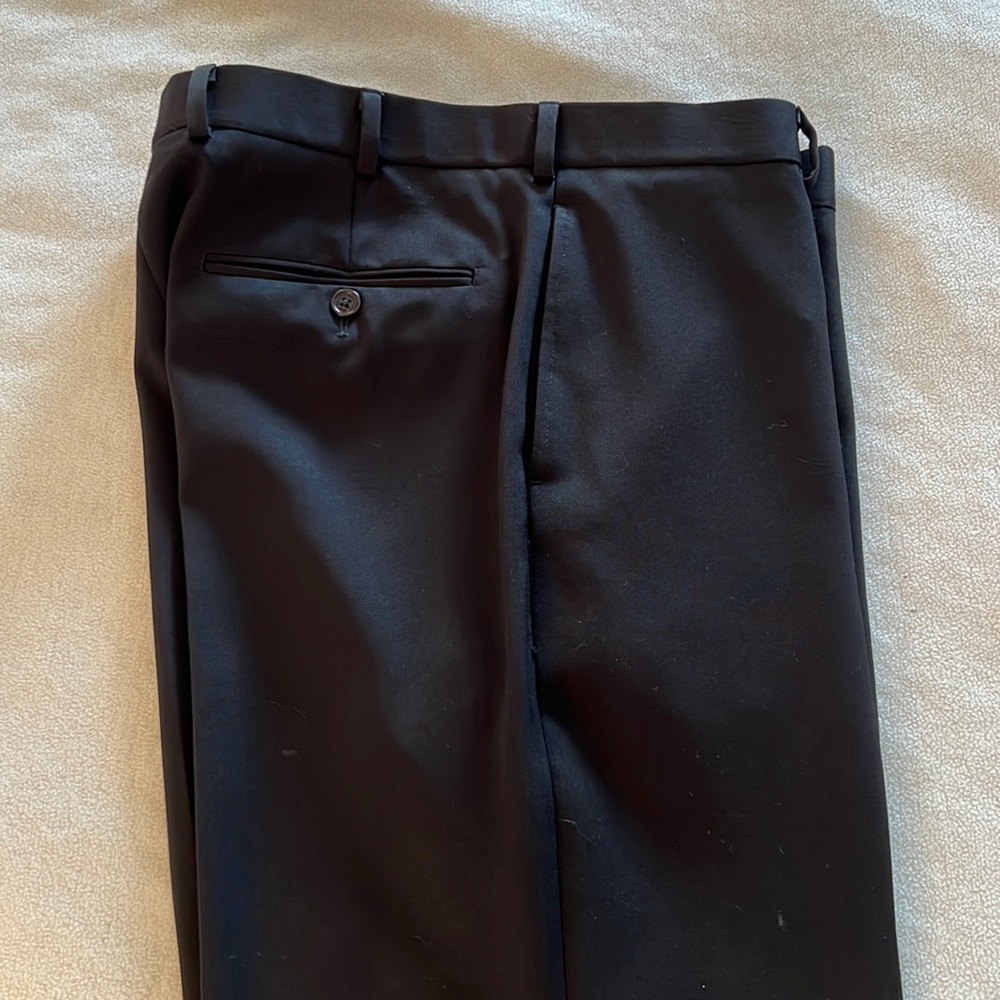Brooks Brothers Madison dress pant.  Black.  38x32